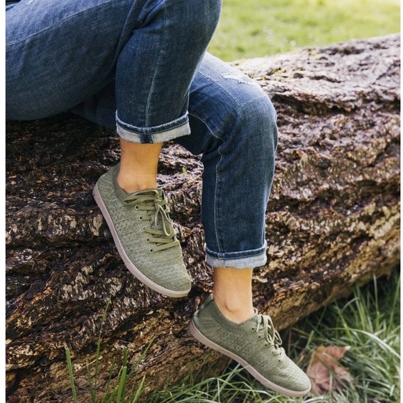 Suavs The Zilker Unisex Olive Green Breathable Knit Zero Drop Sneakers W8 M6 - Picture 16 of 16